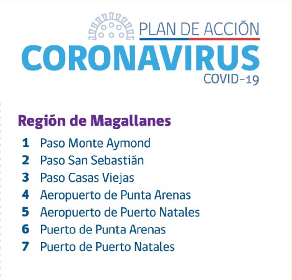 Aduanas sanitarias vigentes en la región de Magallanes