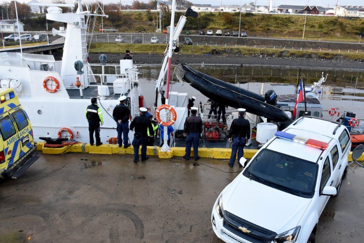 Tripulante de una lancha a motor falleció en un accidente ocurrido a 200 kms de Puerto Williams