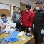 Gendarmería refuerza medidas preventivas frente al COVID19 y reclusos fabrican mascarillas para el Hospital Clínico