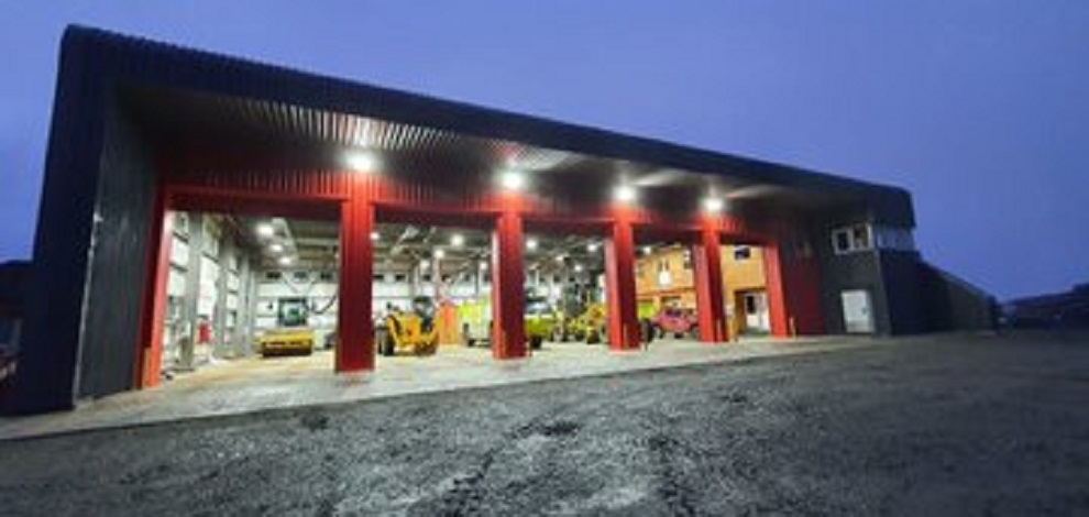 Operativo y funcionando flamante nuevo cuartel SSEI, en el aeródromo de Base Teniente Marsh en Antártica