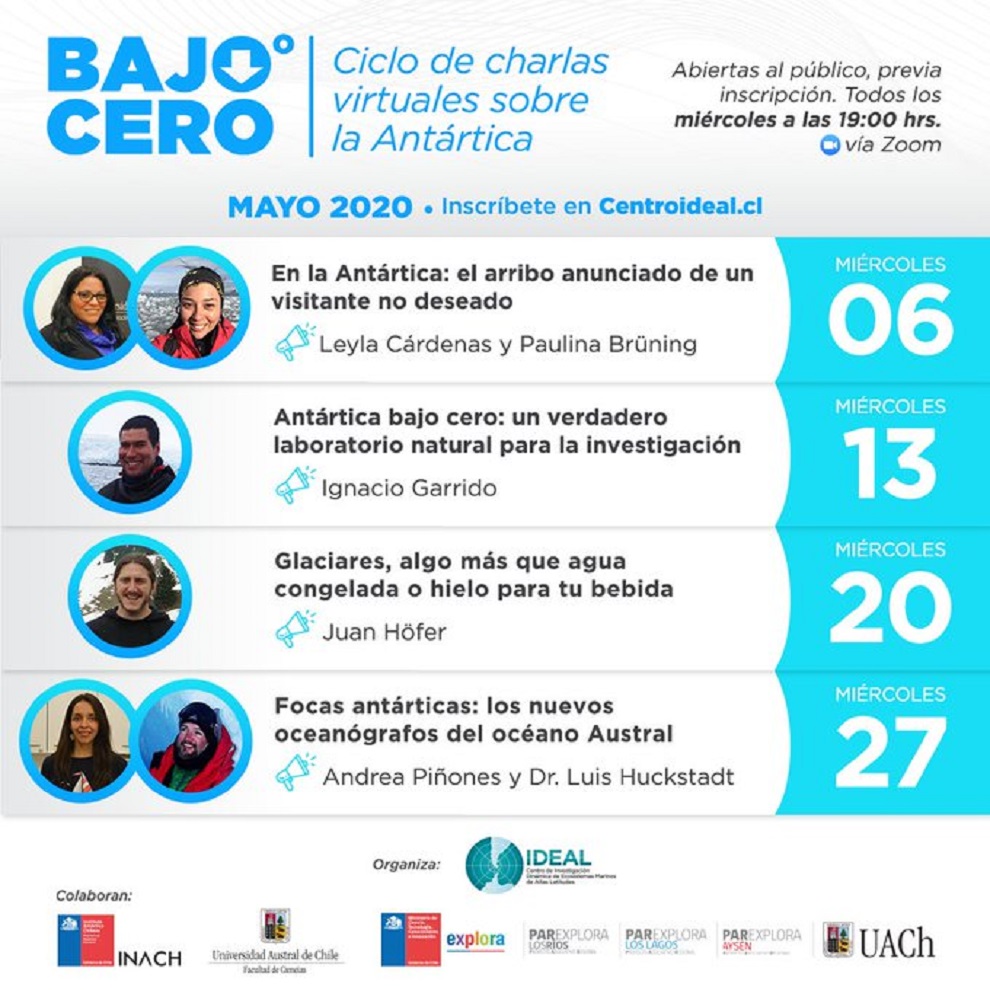 «Bajo Cero»: Centro IDEAL anuncia serie de charlas online durante mayo