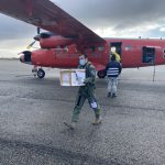 Aeronave FACH trasladó muestras de Covid19 desde Puerto Williams a Punta Arenas