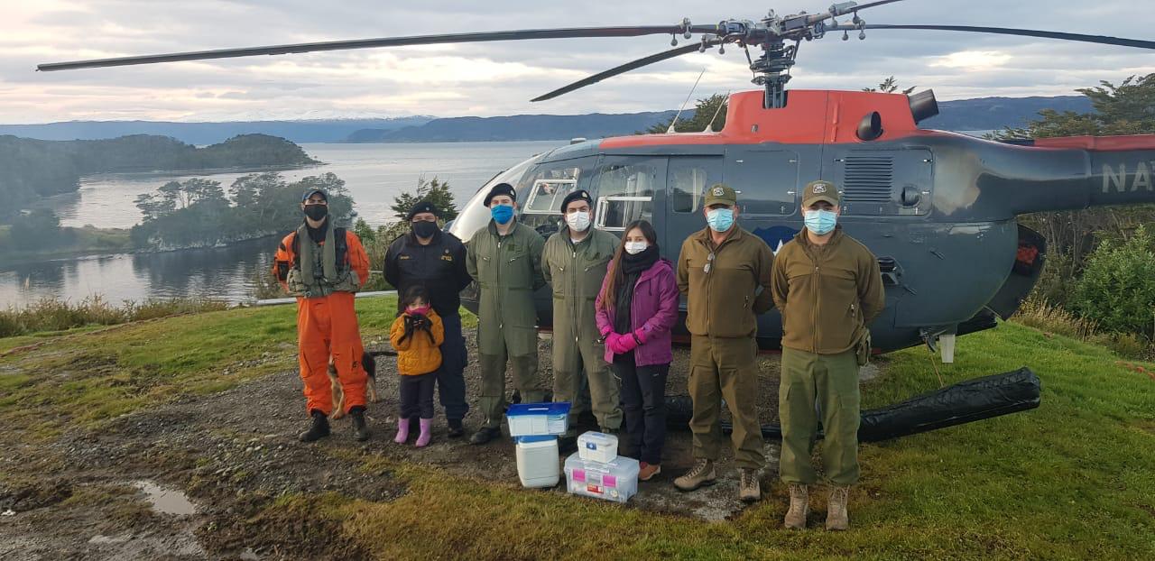 Personal del Hospital Naval de Puerto Williams realizó ronda médica preventiva en las diferentes Alcaldías de Mar en el Distrito Naval Beagle