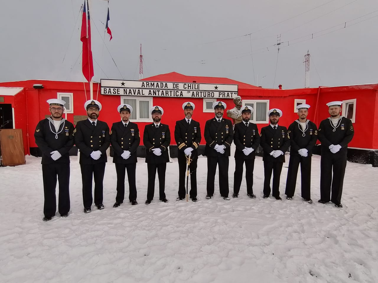 En la Base Naval Antártica «Arturo Prat» se conmemoró el 141° aniversario del 21 de Mayo