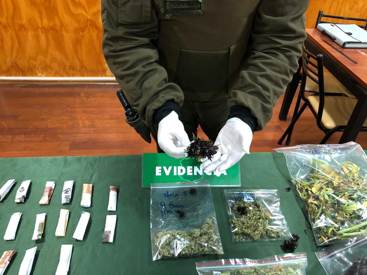 OS7 de Carabineros detiene traficante de drogas en sector Playa Norte de Punta Arenas