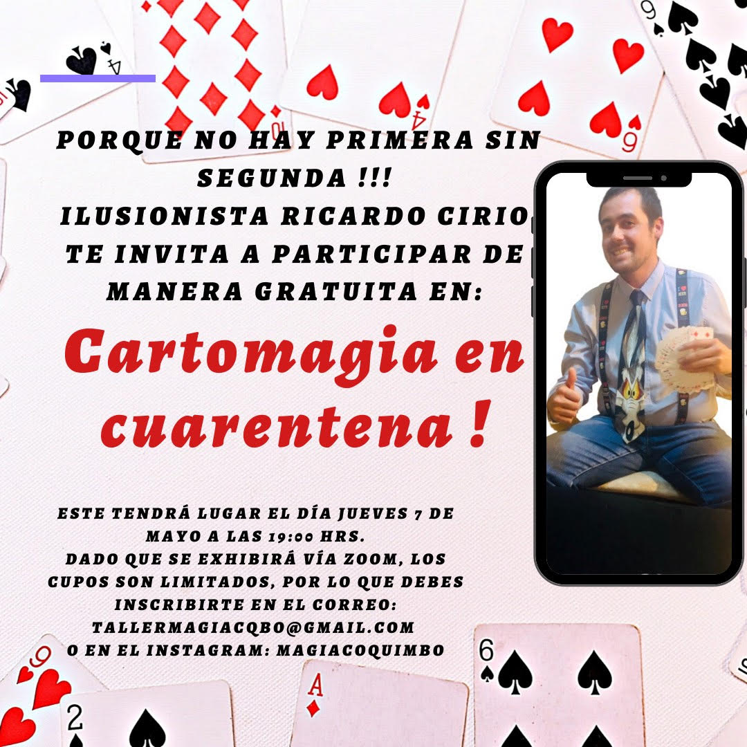¿Aburrido de la cuarentena? Sorpréndete y diviértete con presentación de magia gratuita de Ricardo Cirio