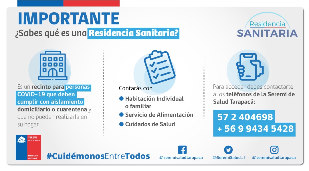 SEREMI de Salud de Magallanes destaca importancia de las residencias sanitarias para cumplir cuarentena