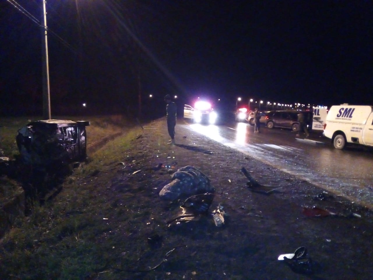 Colisión con 2 víctimas fatales se produjo esta noche en Ruta 9 Norte a 1 kilómetro de Puerto Natales: 3 heridos graves