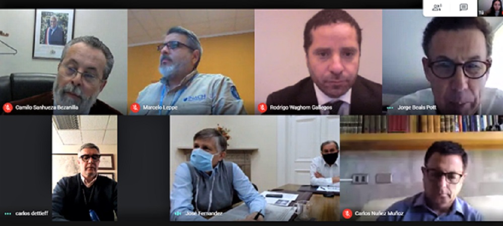Hoy se efectuó reunión virtual entre representantes del Ministerio de Relaciones Exteriores con el Intendente Regional José Fernández