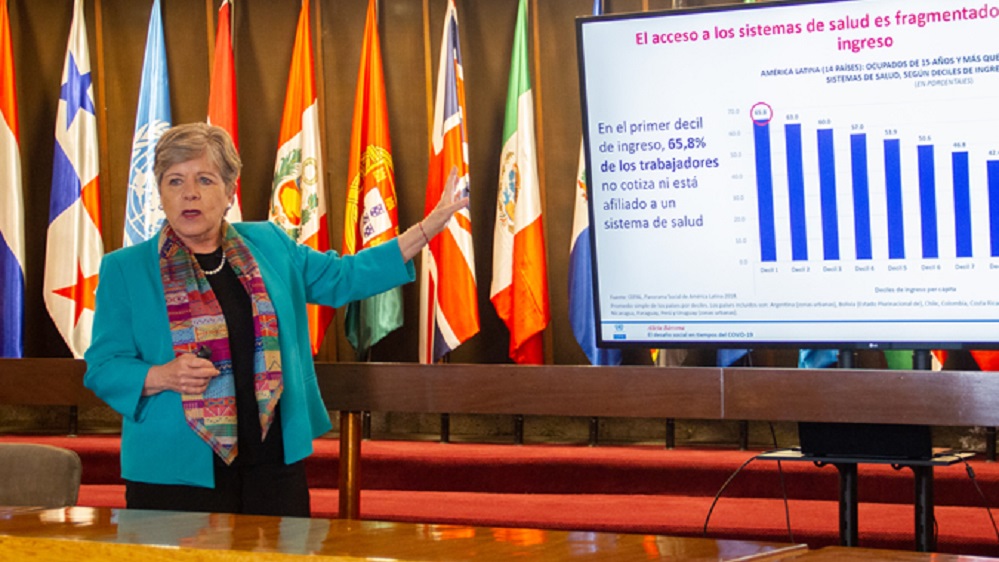 CEPAL propone avanzar hacia un ingreso básico para ayudar a la población más vulnerable a superar los efectos del coronavirus: se prevé un aumento de la pobreza en América Latina