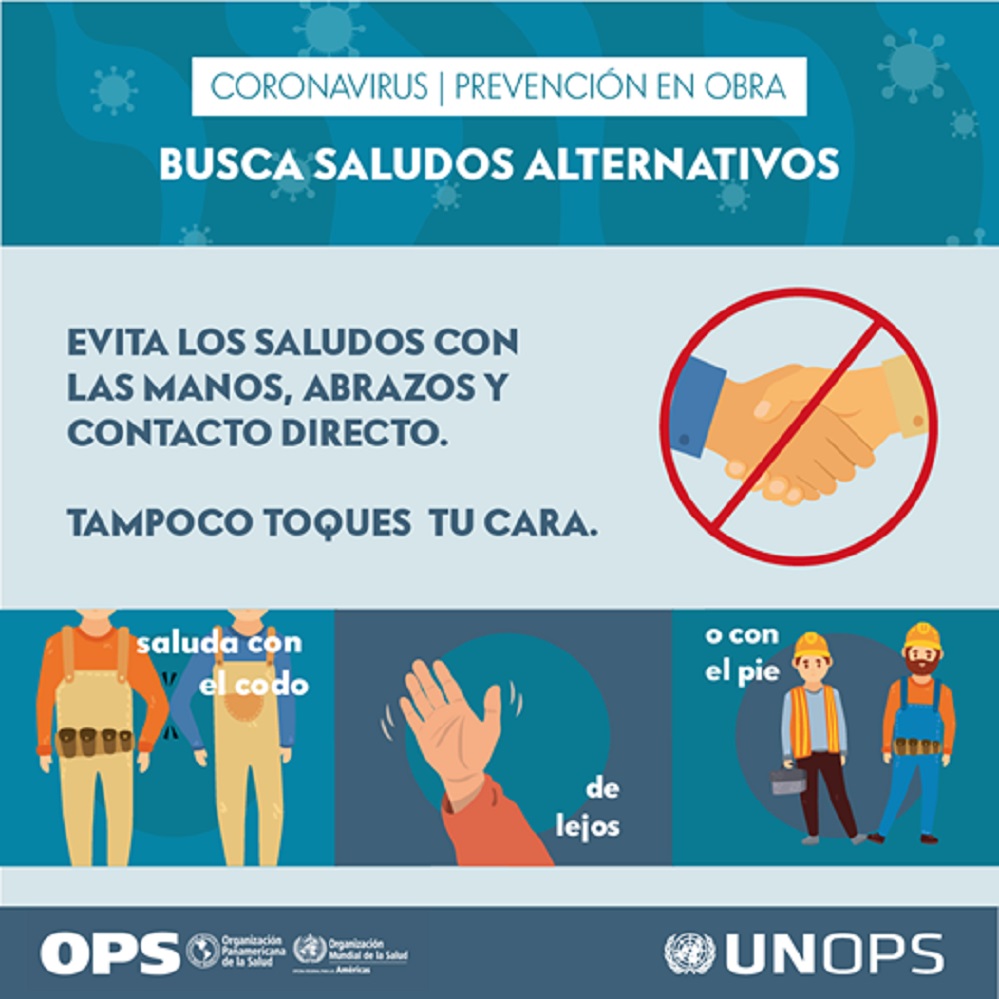 Recomendaciones sobre el saludo entre las personas en época de coronavirus
