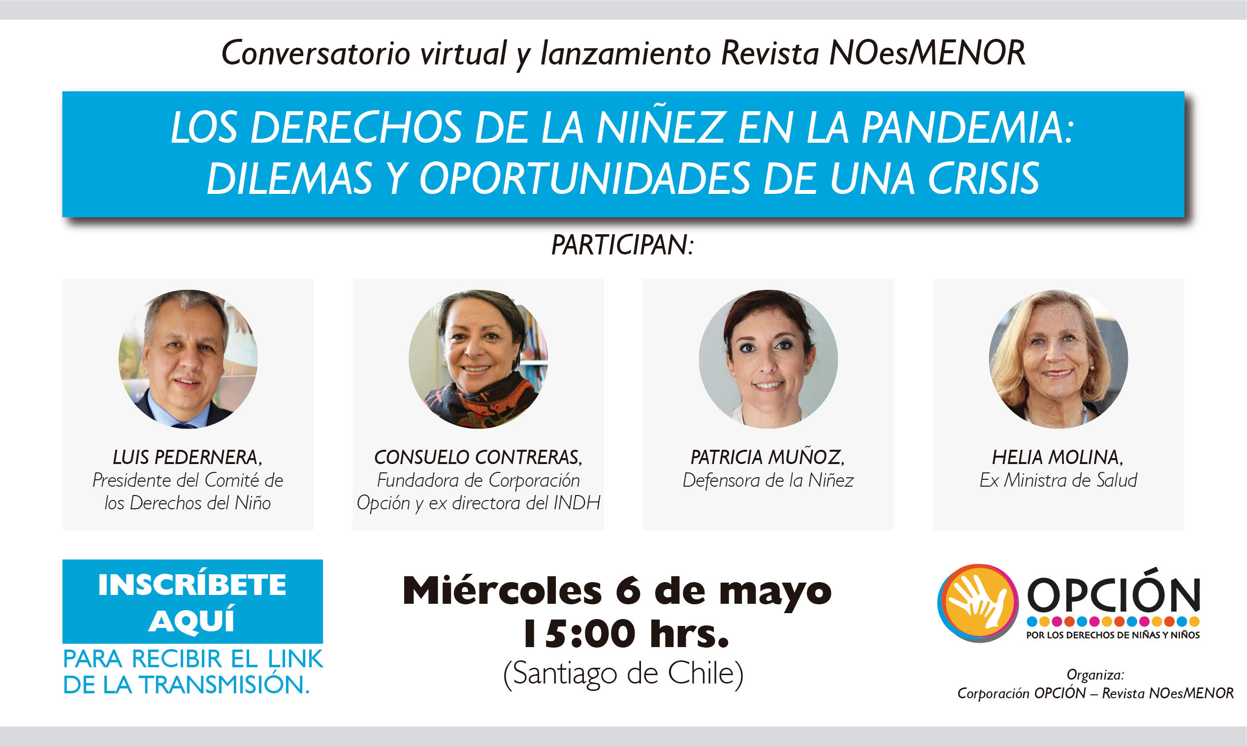 Los derechos de la niñez en la pandemia: seminario virtual este miércoles 6 de mayo