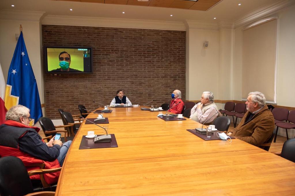 Salud pública y reactivación económica fueron abordados por intendente Fernández y ex Intendentes Regionales de Magallanes