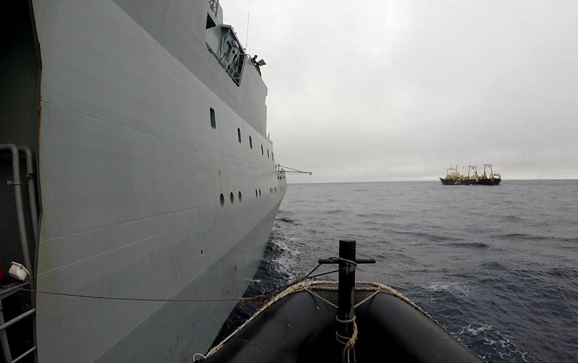 Armada de Chile realizó operación de fiscalización de pesca autorizada según la   Convención sobre la Conservación de los Recursos Vivos Marinos Antárticos (CCAMLR)