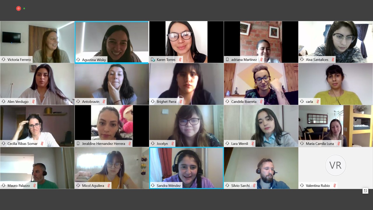 GeoPark reúne a sus becarias en un espacio virtual: 13 estudiantes universitarias ahora también están conectadas en el nuevo espacio online pensado especialmente para ellas