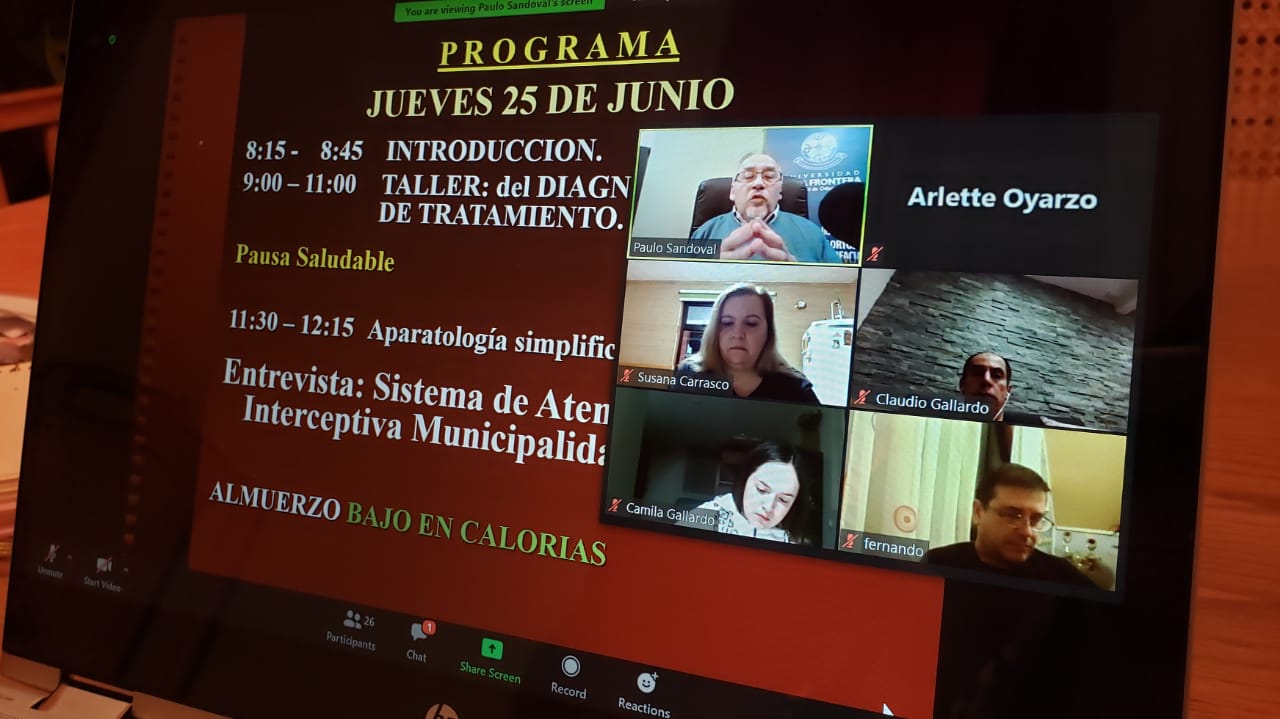 Odontólogos de la Red Asistencial del Servicio Salud Magallanes se capacitan en ortodoncia preventiva e interceptiva