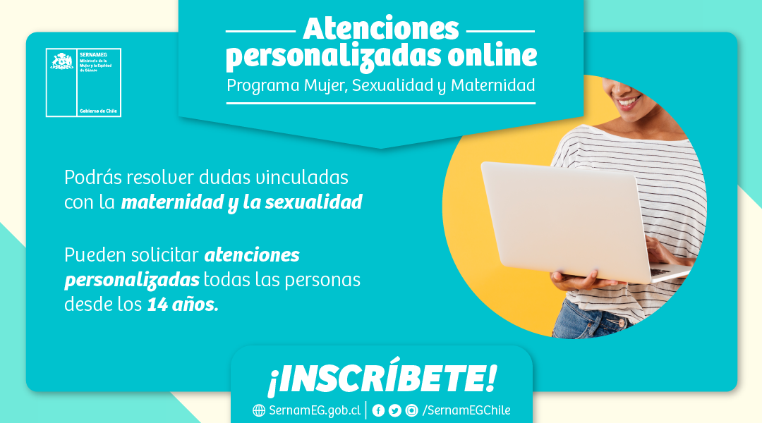 SernamEG Magallanes habilita inscripción online para talleres del programa Mujer, Sexualidad y Maternidad