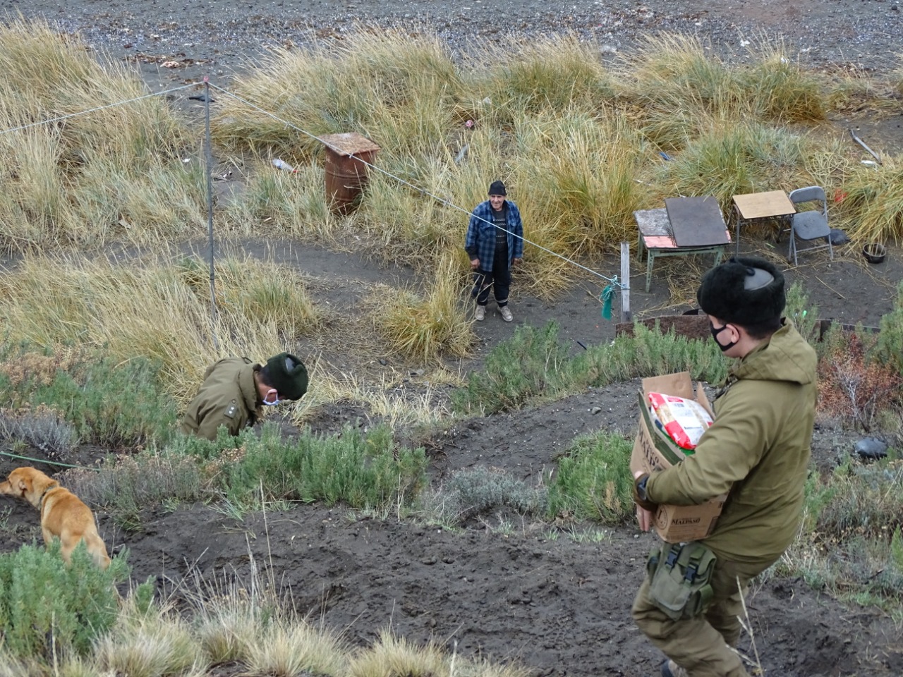 Labor solidaria de Carabineros en sectores rurales fronterizos de Magallanes