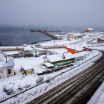Cae primera nevazón del año en Puerto Williams