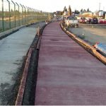 Construcción de conexión de calles Fagnano y Pedro Bórquez por parte del MINVU presenta un 80 por ciento de avance