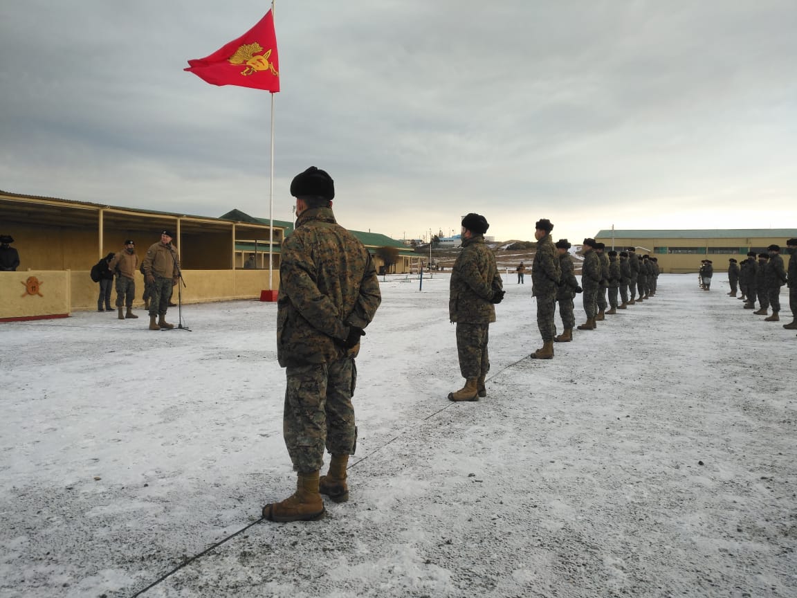 En la Isla Grande de Tierra del Fuego Comandante en Jefe del Ejército inspecciona operatividad y empleo del personal en el extremo austral del país