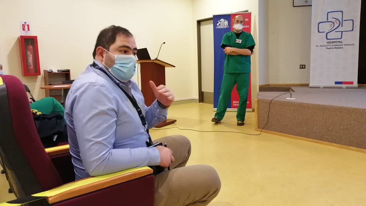 Subdirector de Gestión Asistencial del Servicio de Salud Magallanes visitó el hospital de Puerto Natales, para profundizar el apoyo y el trabajo colaborativo