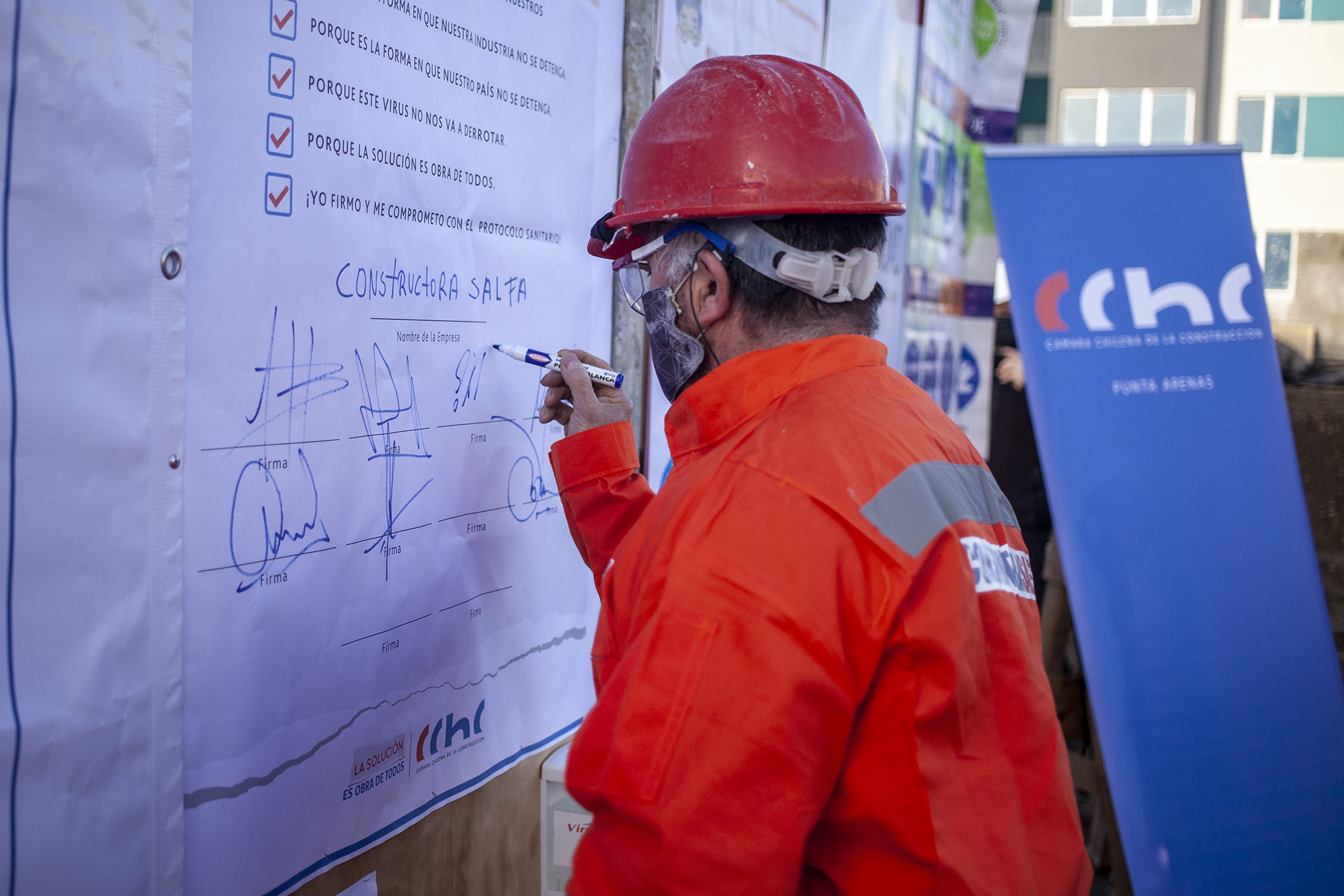 El 100% de las empresas socias de CChC Punta Arenas están adheridas al Protocolo Sanitario