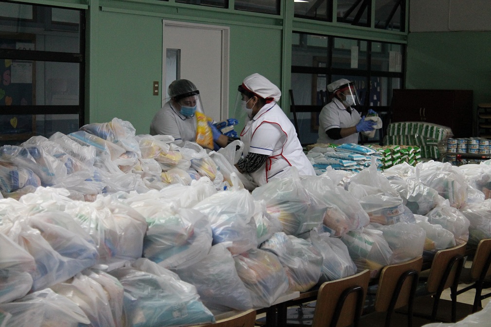 Junaeb ha entregado más de 73 mil canastas de alimentos a estudiantes de Magallanes, durante la suspensión de clases presenciales