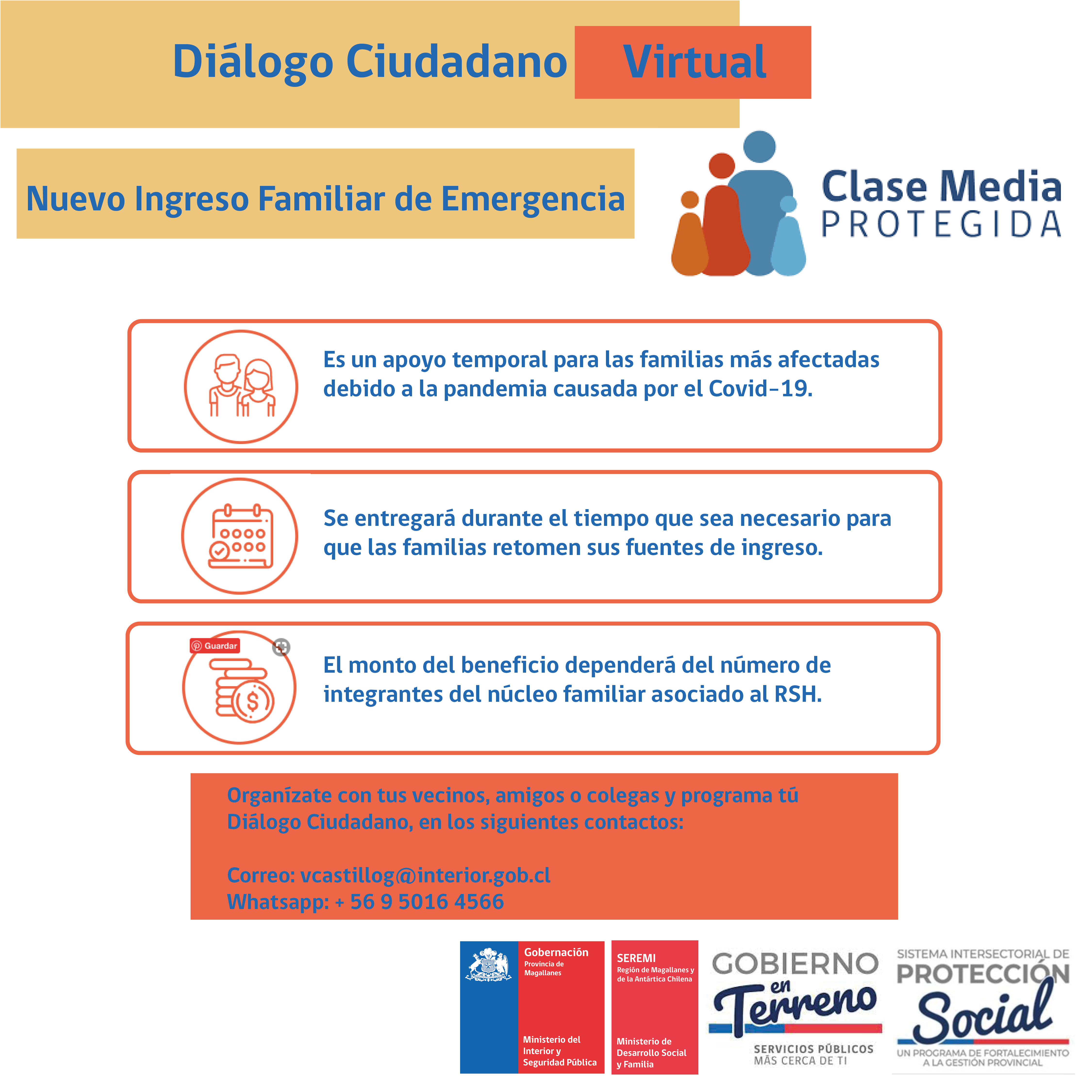 Gobernación de Magallanes implementa Diálogos Ciudadanos virtuales