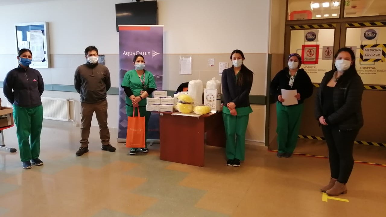 Empresa salmonera Aqua Chile donó implementos al Servicio Médico Quirúrgico del Hospital de Puerto Natales