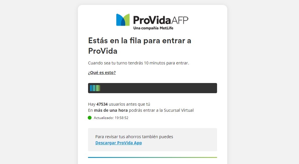 Sitios web de las AFP colapsaron, debido al alto tráfico de cotizantes por conocer sus ahorros