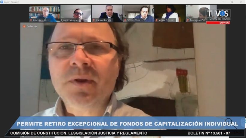 Comisión de Constitución despachó a sala proyecto de retiro de 10% de fondos: senadores repusieron fondo colectivo y solidario