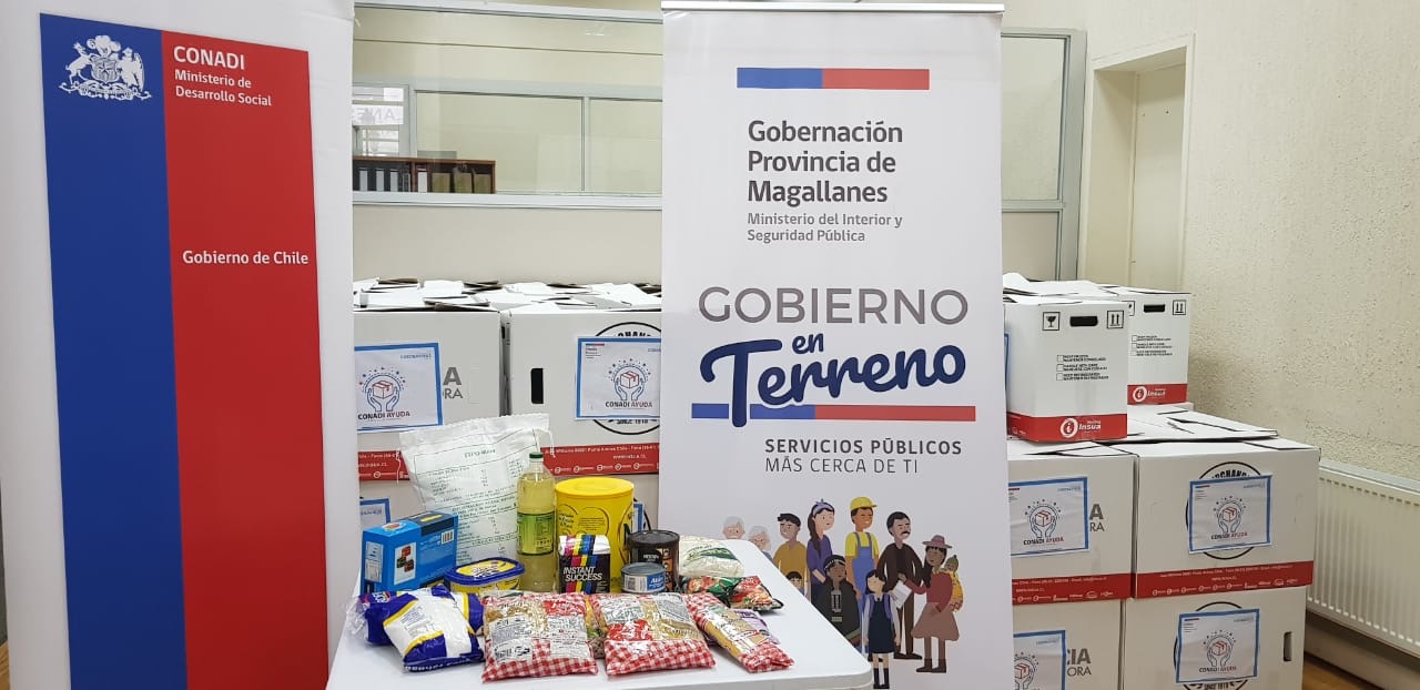 Conadi entregará 100 canastas de alimentos para familias vulnerables en Punta Arenas
