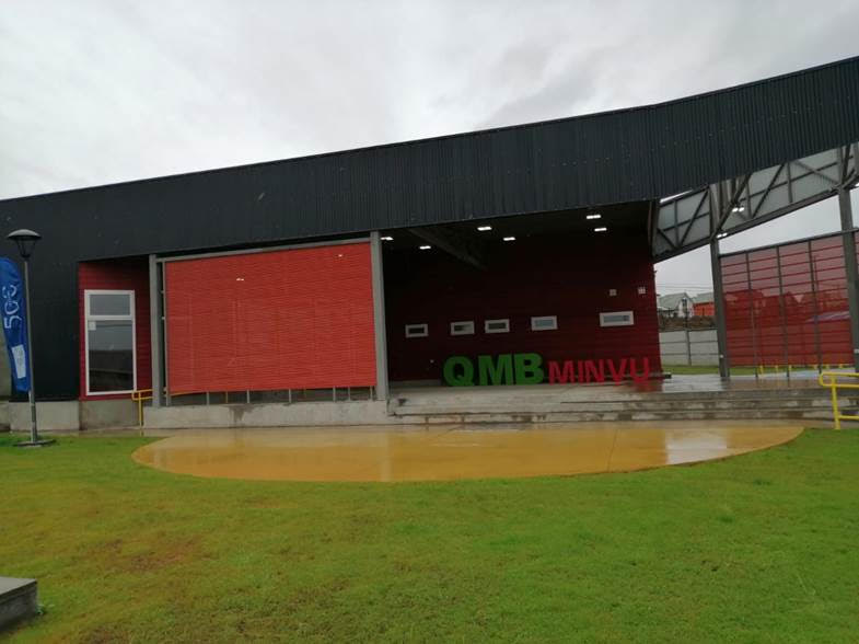 Seremi de Vivienda repudió robo de equipamiento en plaza techada construida para el barrio Archipiélago de Chiloé