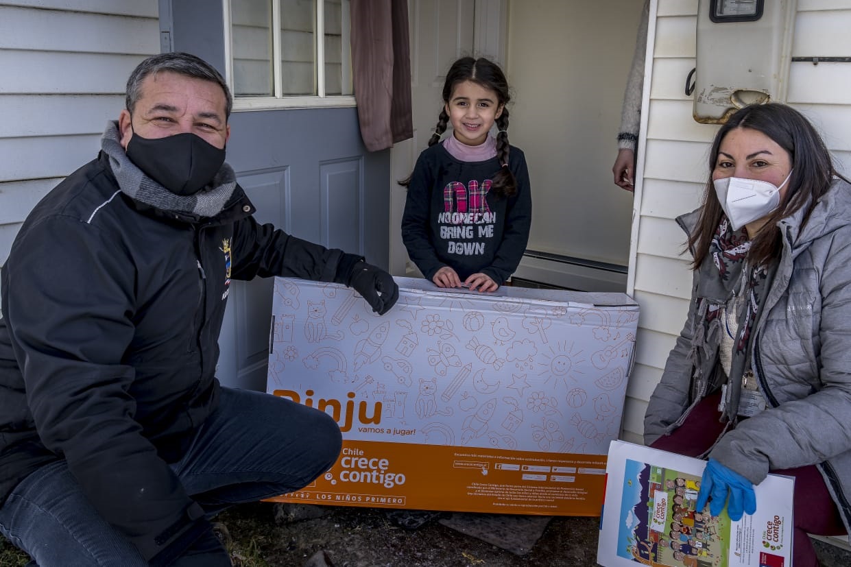 Niños y niñas de Cabo de Hornos contarán con un “Rincón de juegos” en sus casas