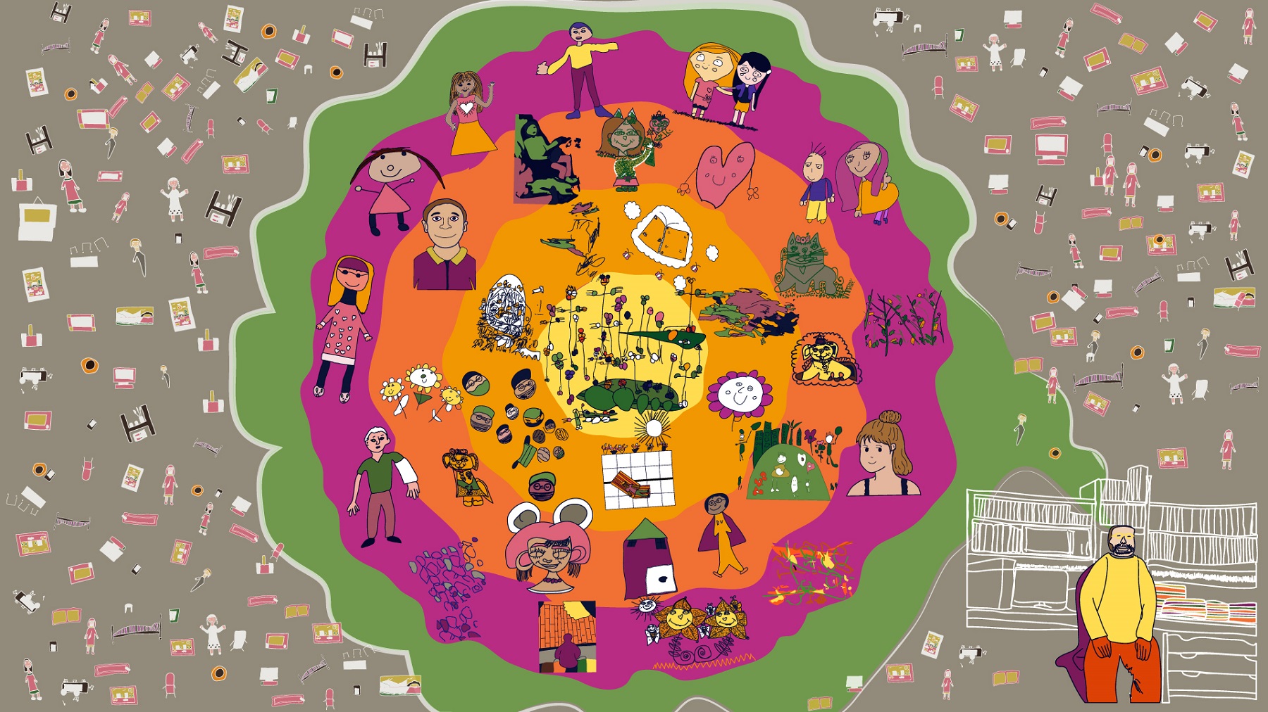 Teletón invita a exposición virtual que refleja vivencias en cuarentena