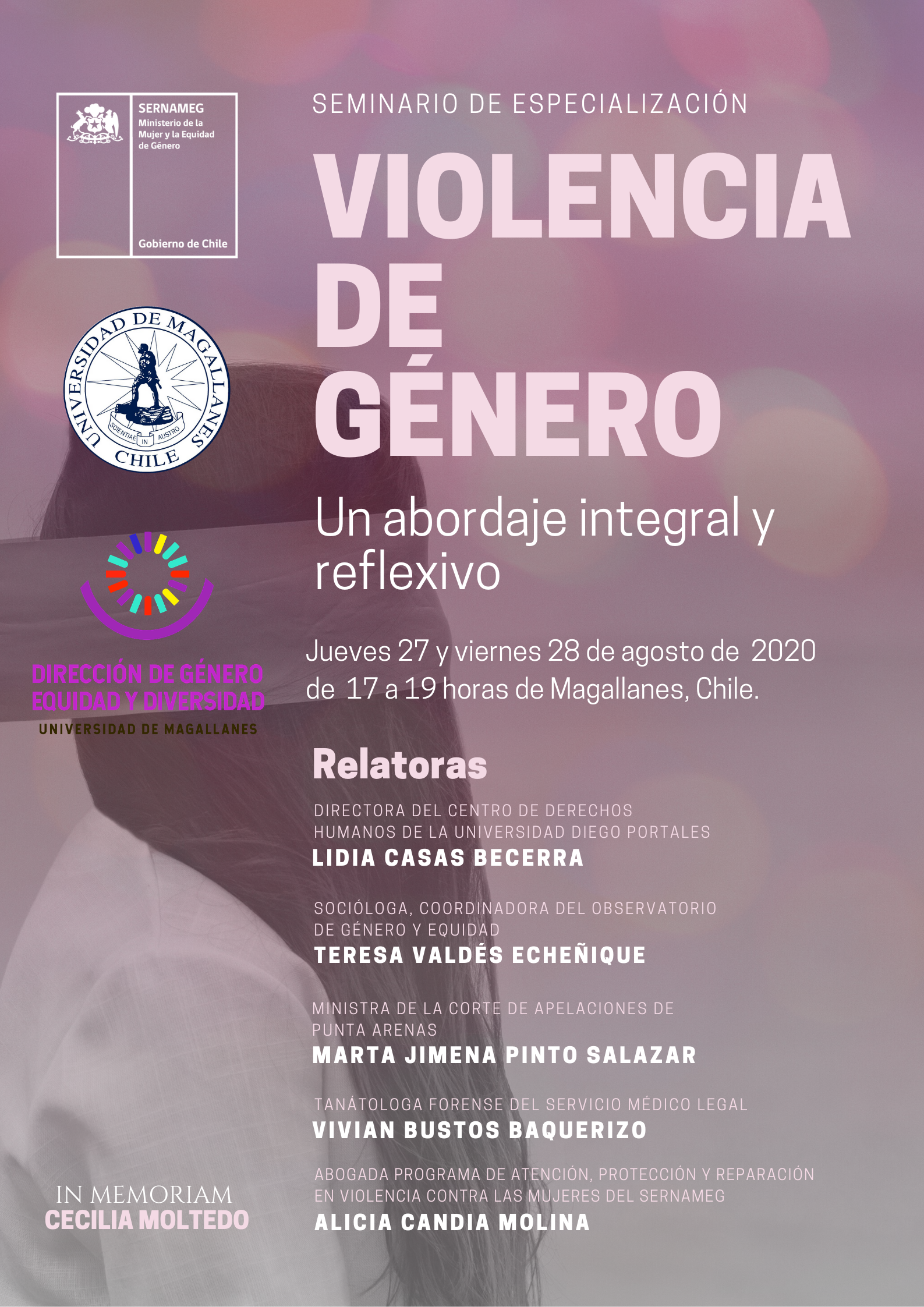 Seminario en Violencia de Género especializará a universitarios y funcionarios públicos: organizan SERNAMEG y UMAG