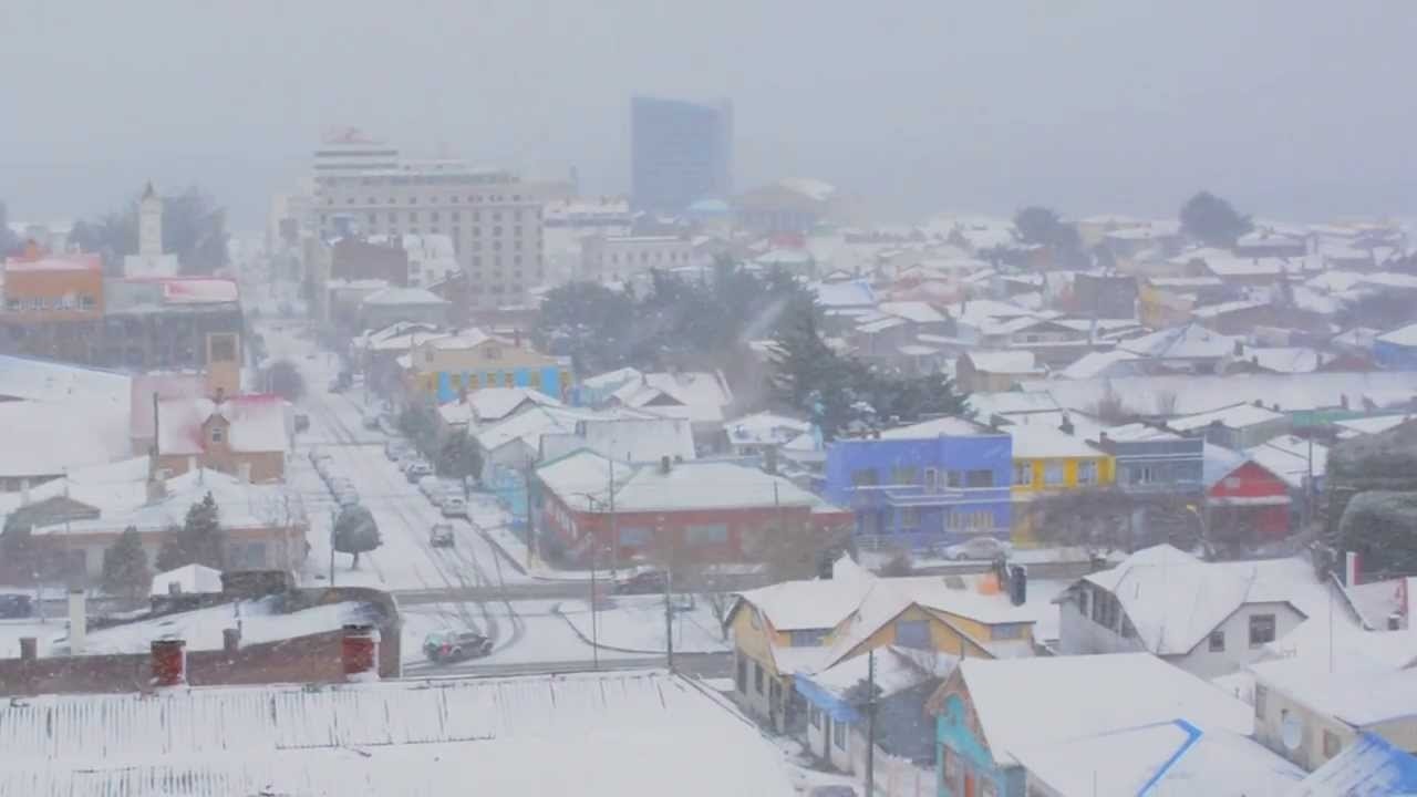 Chubascos de nieve y agua-nieve, lluvias y vientos hasta 80 kmh pronostican hoy en Magallanes