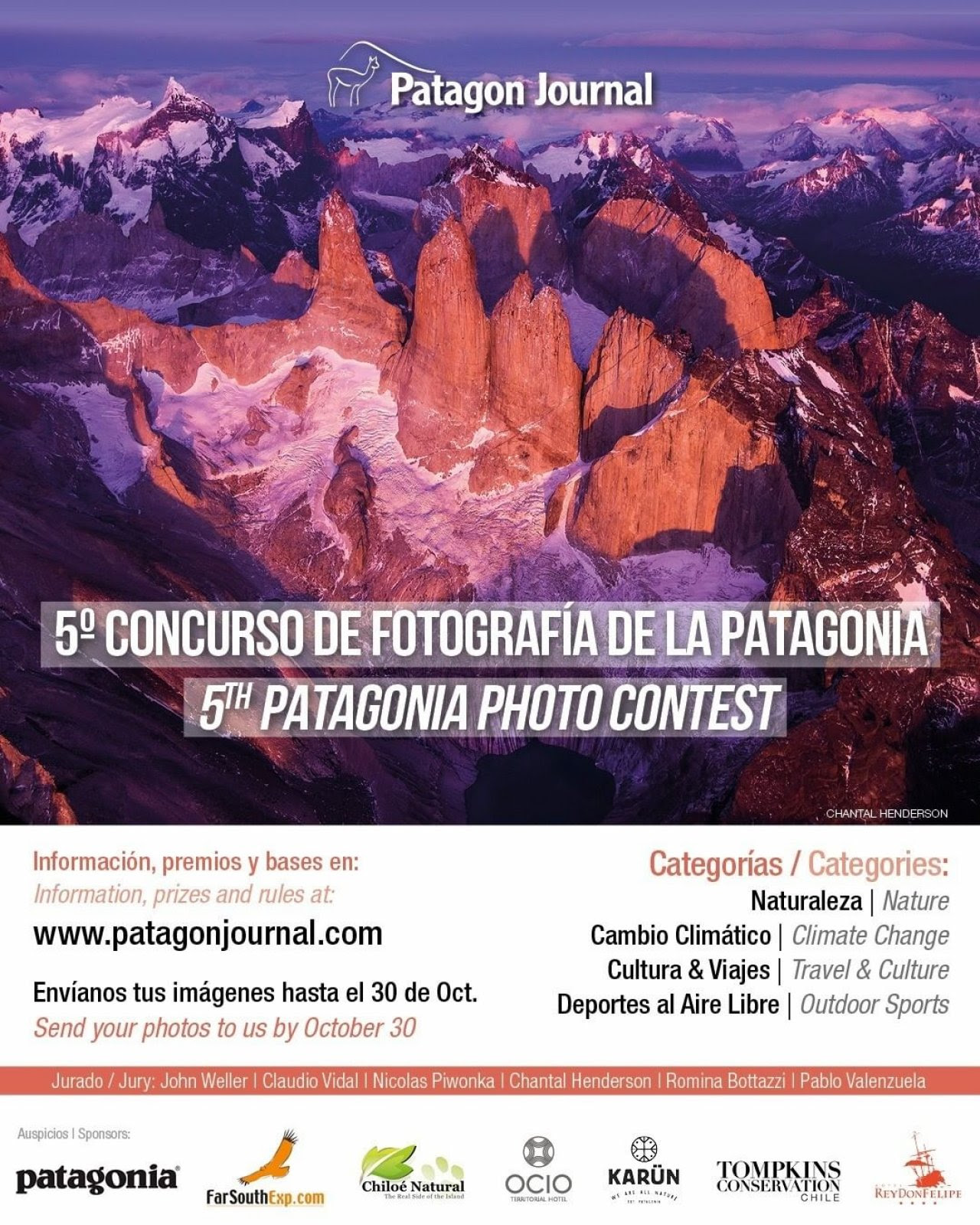 Patagon Journal anuncia el lanzamiento de su 5º Concurso de Fotografía de la Patagonia