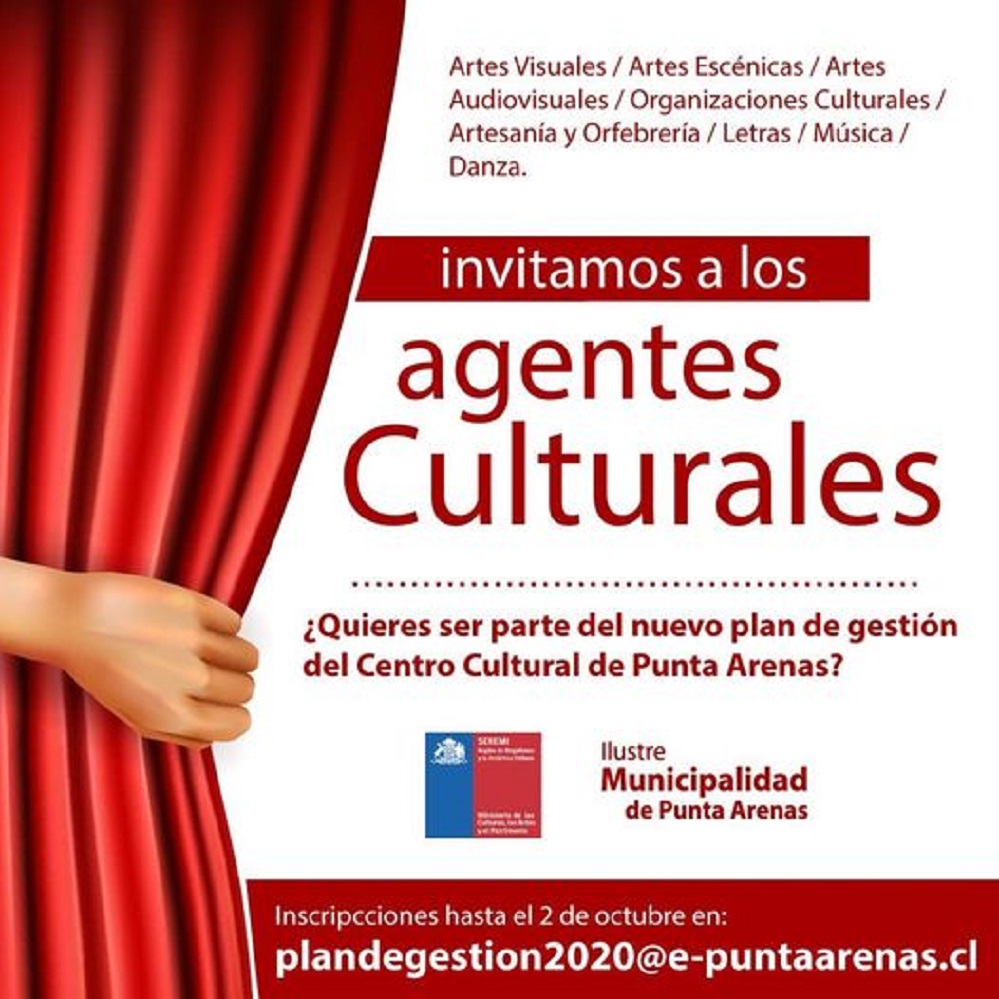 Municipalidad invita a gestores culturales para actualización del Plan de Gestión del Centro Cultural de Punta Arenas