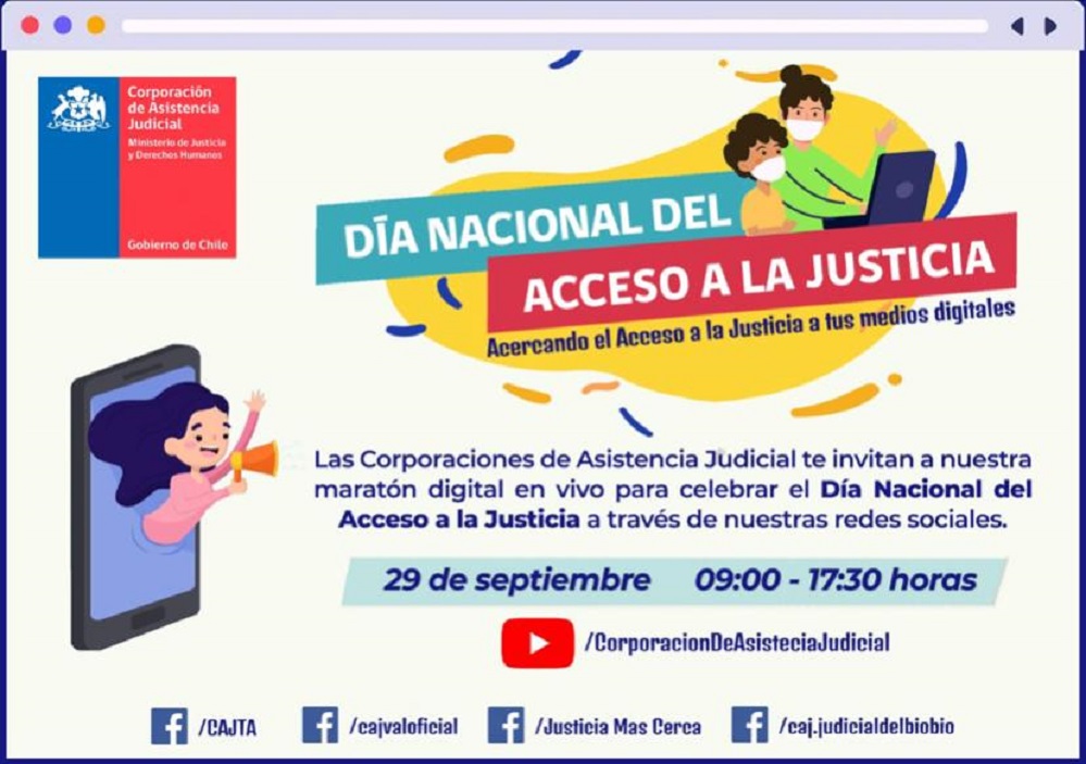 Maratón Online de la Corporación de Asistencia Judicial en materias jurídicas