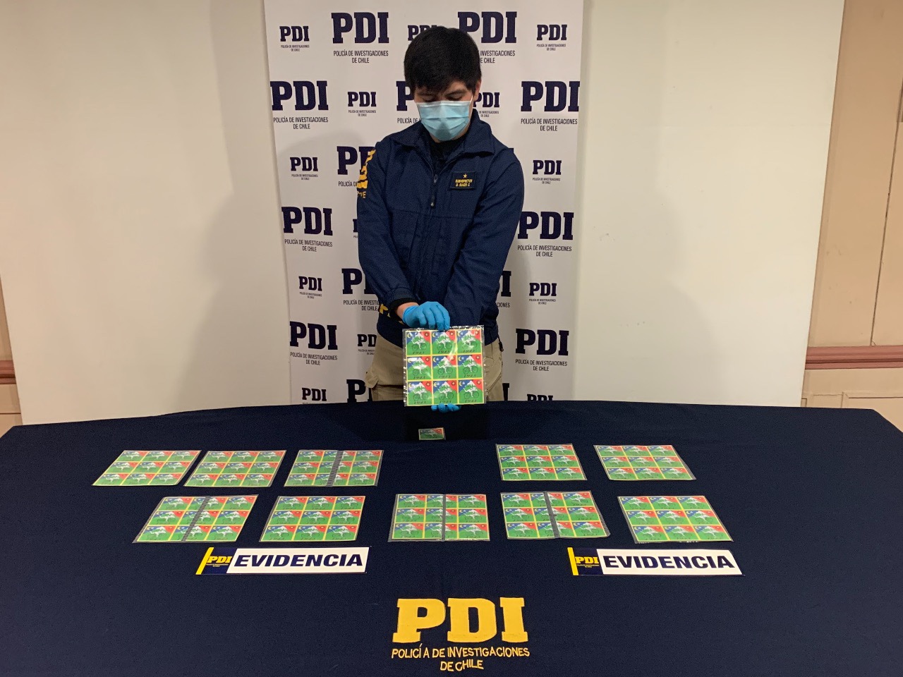 PDI realizó una millonaria incautación de más de 14.800 dosis de droga de síntesis y detuvo a dos sujetos en Punta Arenas