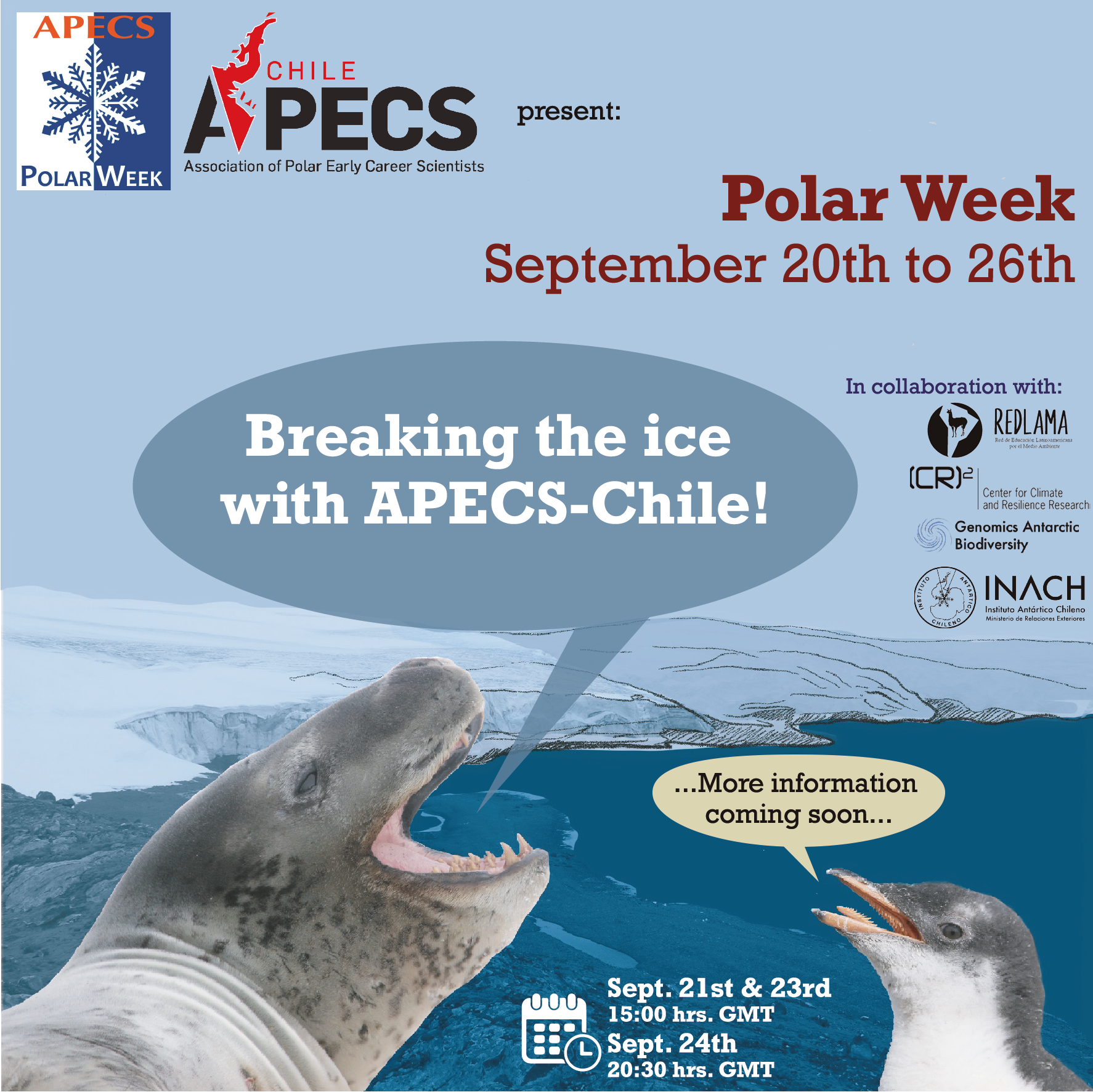 “Polar week” reunirá investigadores de regiones polares, Desde el 21 hasta el 24 de septiembre
