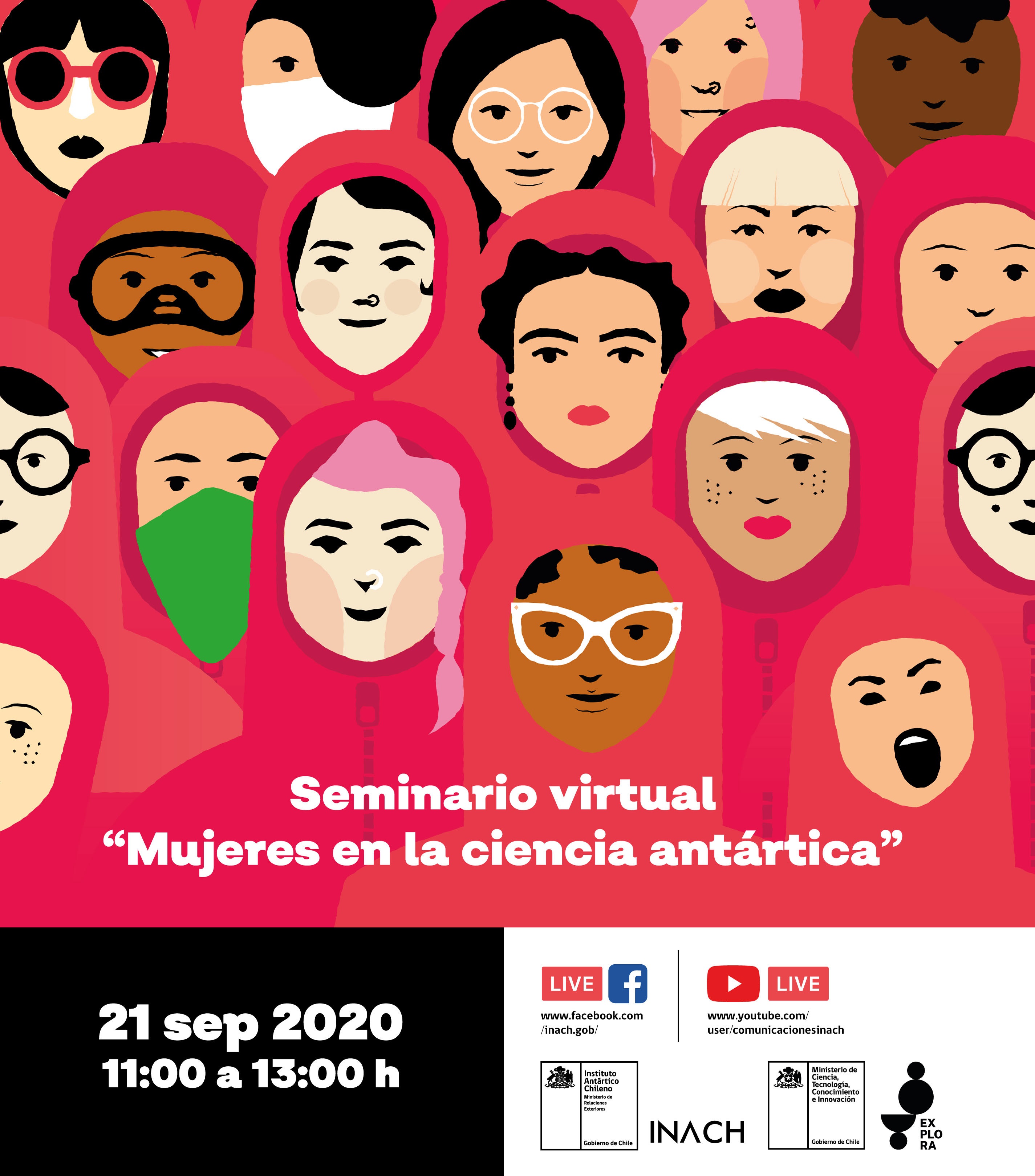Seminario virtual abordará la participación de las mujeres en la ciencia antártica