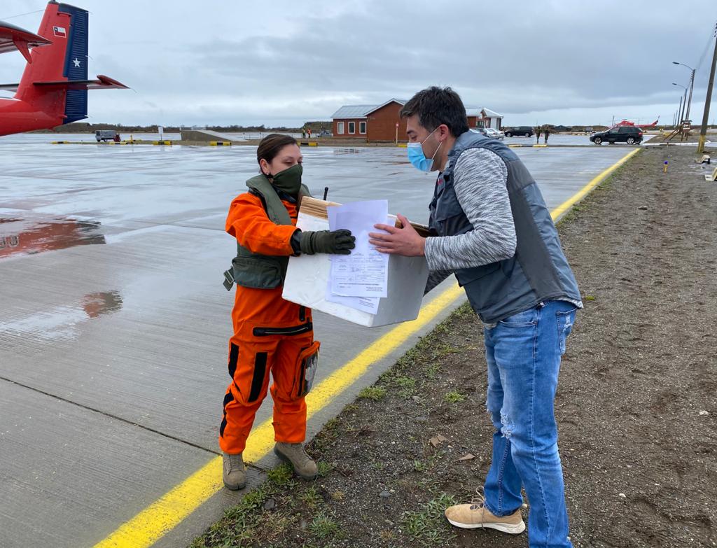 Más de mil muestras PCR ha trasladado la IVa Brigada Aérea desde Puerto Williams