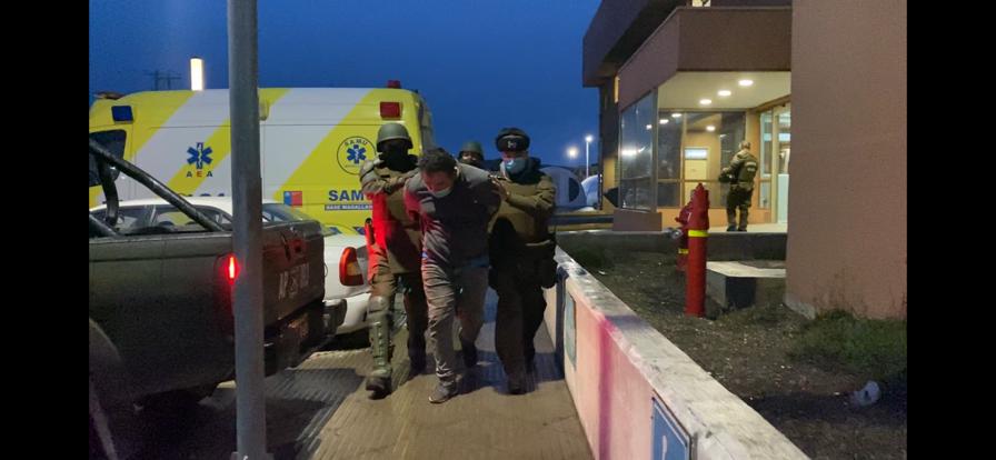 Con un corte en la nuca terminó un Carabinero tras la detención de un sujeto en sector parcelas en Ojo Bueno