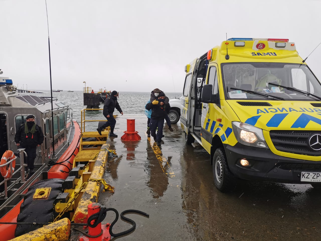 Armada debió realizar evacuación médica de trabajador accidentado en Estancia La Península de Ultima Esperanza