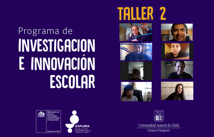 Estudiantes y docentes participan en el segundo taller del Programa de Investigación e Innovación Escolar 2020.