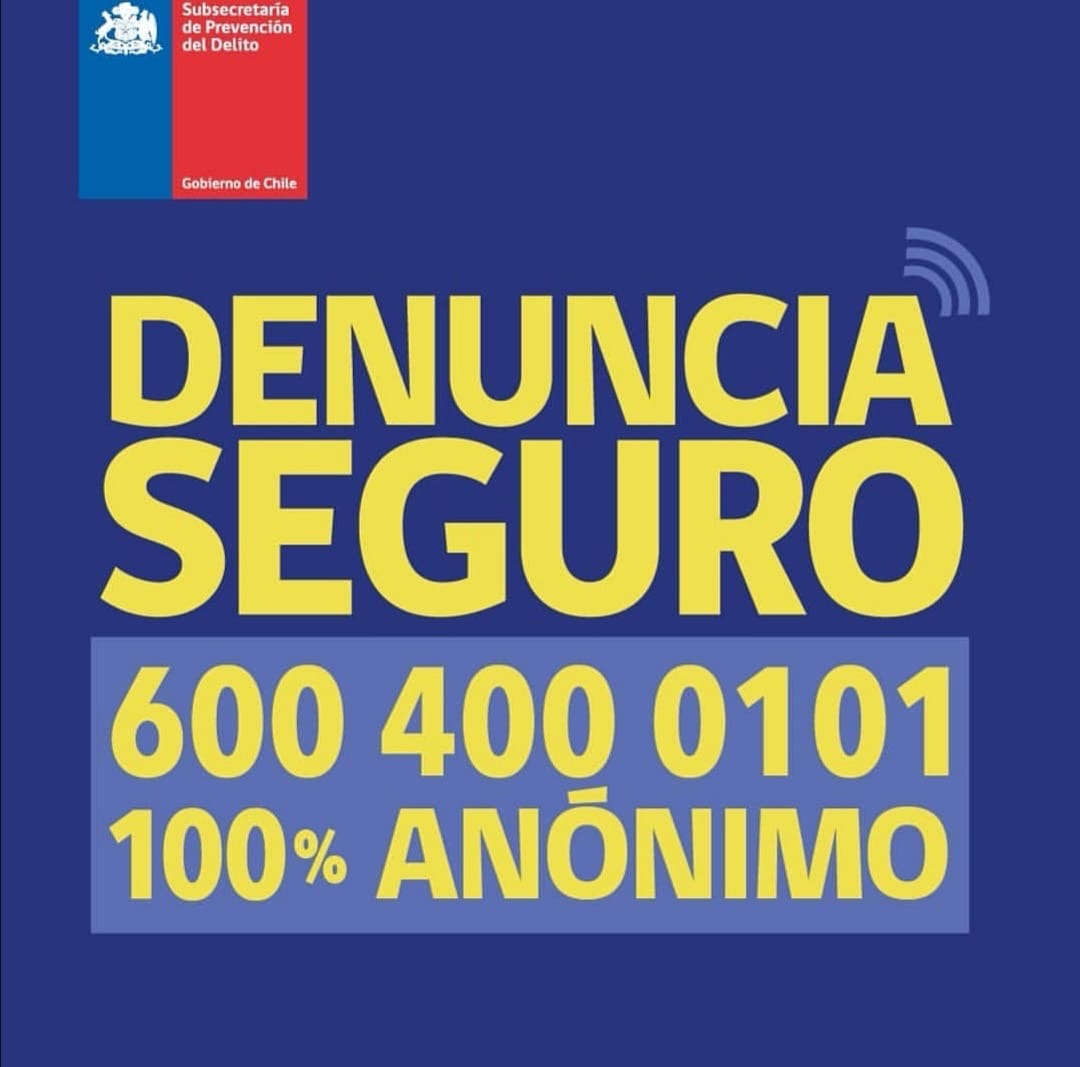 Fono Denuncia Seguro aumenta en 119% las llamadas a nivel regional
