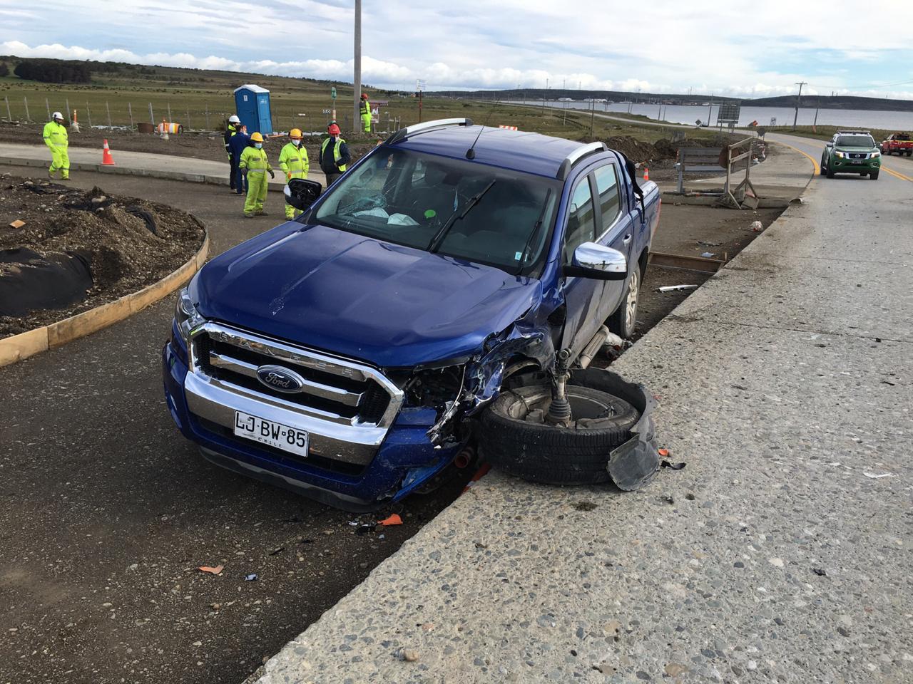 Colisión en la ruta 9 norte  entre dos camionetas deja un lesionado.